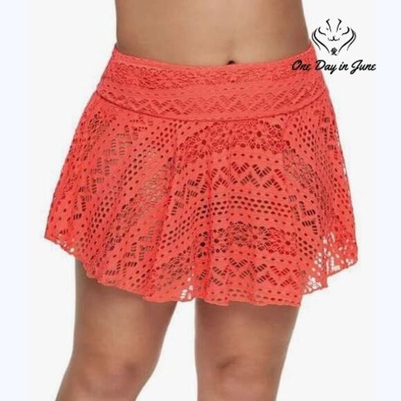 Lopie Crochet Skirted Bikini Bottom Size XXL - Picture 1 of 7